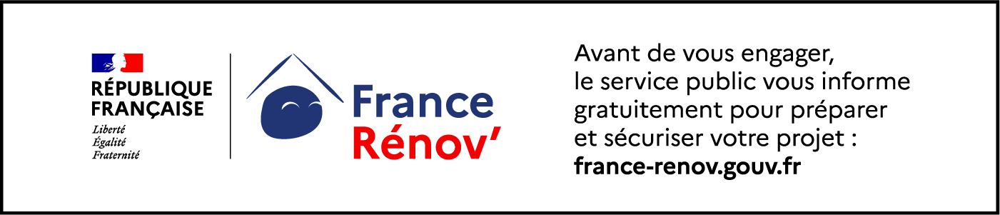 République française – France Rénov’ : avant de vous engager, le service public vous informe gratuitement pour préparer et sécuriser votre projet : france-renov.gouv.fr